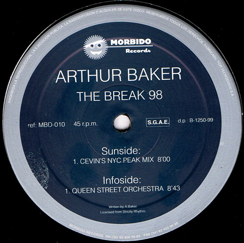 Arthur Baker - The Break 98 | Morbido Records (MBD 010 M)