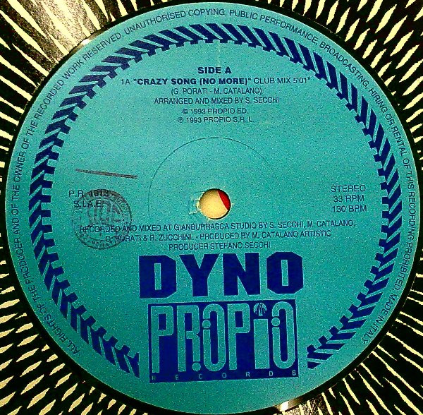 Dyno - Crazy Song | Propio Records (PR 1013)