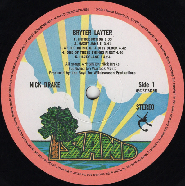 Nick Drake - Bryter Layter | Island Records (0602537347551) - 3