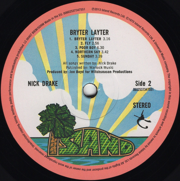 Nick Drake - Bryter Layter | Island Records (0602537347551) - 4