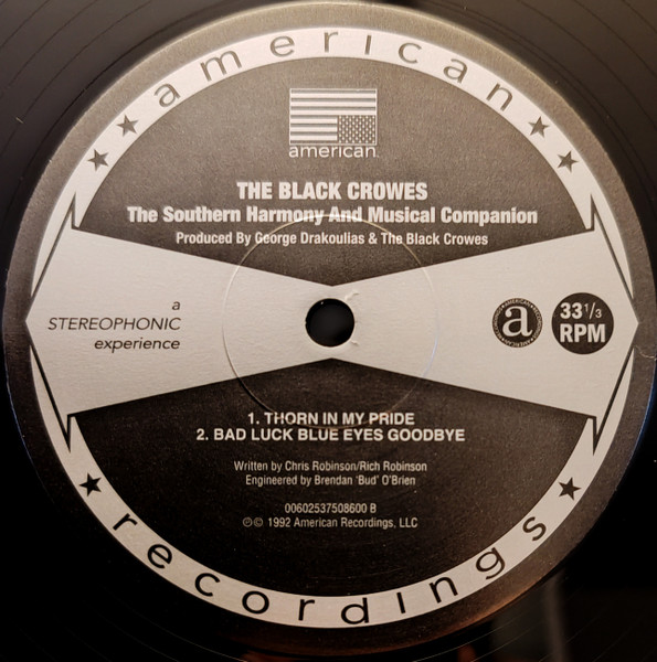 The Black Crowes - The Southern Harmony And Musical Companion | American Recordings (00602537494255) - 4 The Black Crowes - The Southern Harmony And Musical Companion | American Recordings (00602537494255) - 4