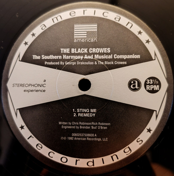 The Black Crowes - The Southern Harmony And Musical Companion | American Recordings (00602537494255) - 3 The Black Crowes - The Southern Harmony And Musical Companion | American Recordings (00602537494255) - 3