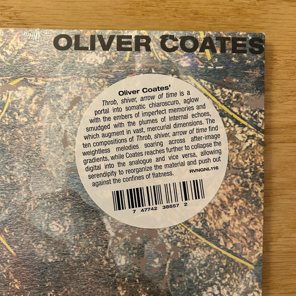 Oliver Coates - Throb, Shiver, Arrow Of Time | Rvng Intl. (RVNGNL116) - 3
