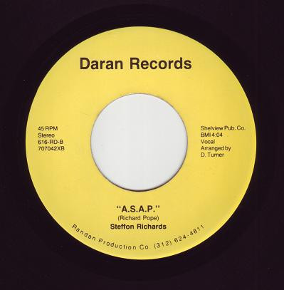 Steffon Richards - You've Got The Whole World At Your Feet | Daran Records (616-RD) - 2 Steffon Richards - You've Got The Whole World At Your Feet | Daran Records (616-RD) - 2