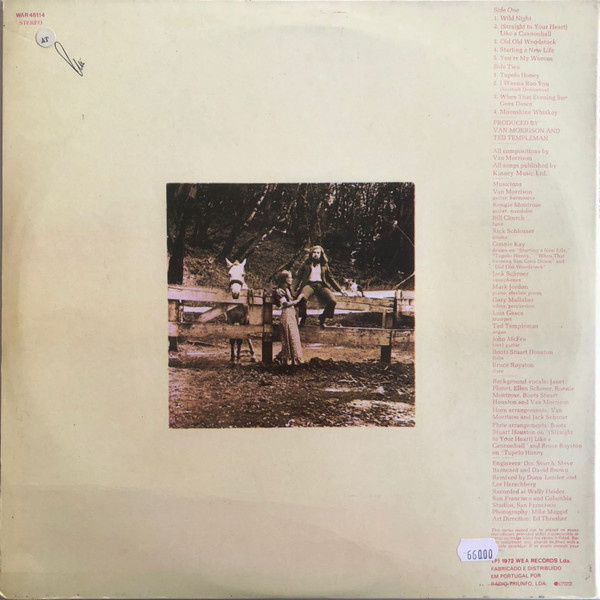 Van Morrison - Tupelo Honey | Warner Bros. Records (WAR 46114) - 2
