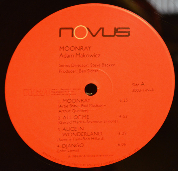 Adam Makowicz - Moonray | Novus (3003-1-N) - 3