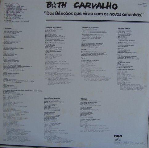 Beth Carvalho - Das Bênçãos Que Virão Com Os Novos Amanhãs | RCA Victor (103.0657) - 2 Beth Carvalho - Das Bênçãos Que Virão Com Os Novos Amanhãs | RCA Victor (103.0657) - 2