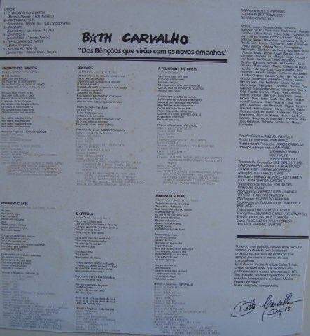 Beth Carvalho - Das Bênçãos Que Virão Com Os Novos Amanhãs | RCA Victor (103.0657) - 3 Beth Carvalho - Das Bênçãos Que Virão Com Os Novos Amanhãs | RCA Victor (103.0657) - 3