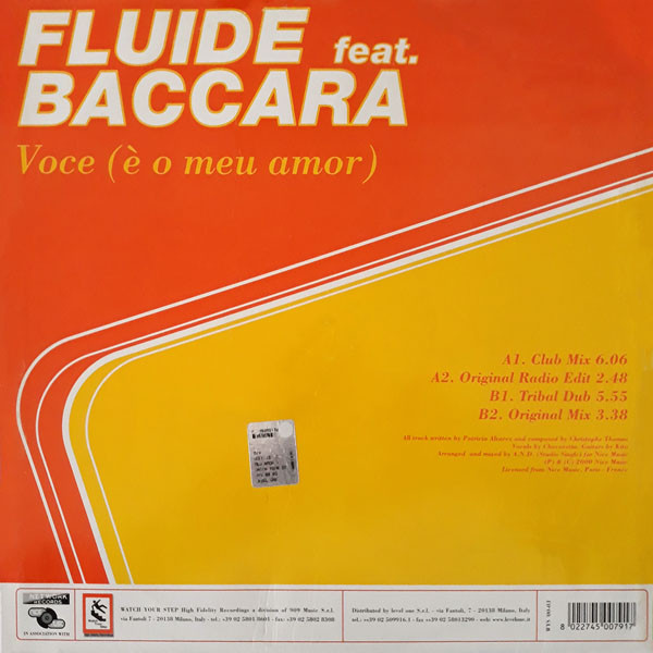 Fluide Feat. Baccara - Voce (É O Meu Amor) | Watch Your Step! (WYS '00-03) - 2 Fluide Feat. Baccara - Voce (É O Meu Amor) | Watch Your Step! (WYS '00-03) - 2