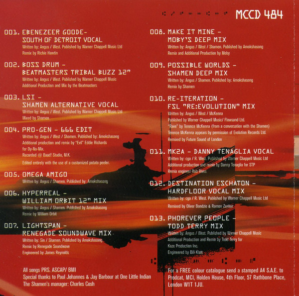 The Shamen - Hystericool: The Best Of The Alternate Mixes | Music Club (MCCD 484) - 3 The Shamen - Hystericool: The Best Of The Alternate Mixes | Music Club (MCCD 484) - 3