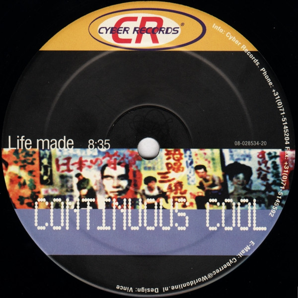 Continuous Cool - Life Made / Relations | Cyber Records (Cyber 016) - 2