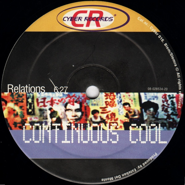 Continuous Cool - Life Made / Relations | Cyber Records (Cyber 016) - 3