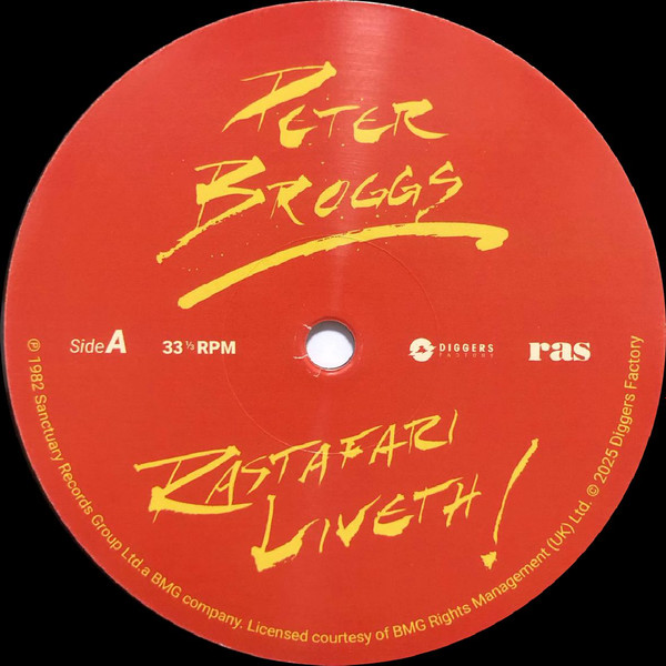 Peter Broggs - Rastafari Liveth! | Diggers Factory (DIGLP018) - 3