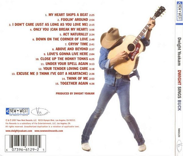 Dwight Yoakam - Dwight Sings Buck | New West Records (NW6129) - 2 Dwight Yoakam - Dwight Sings Buck | New West Records (NW6129) - 2