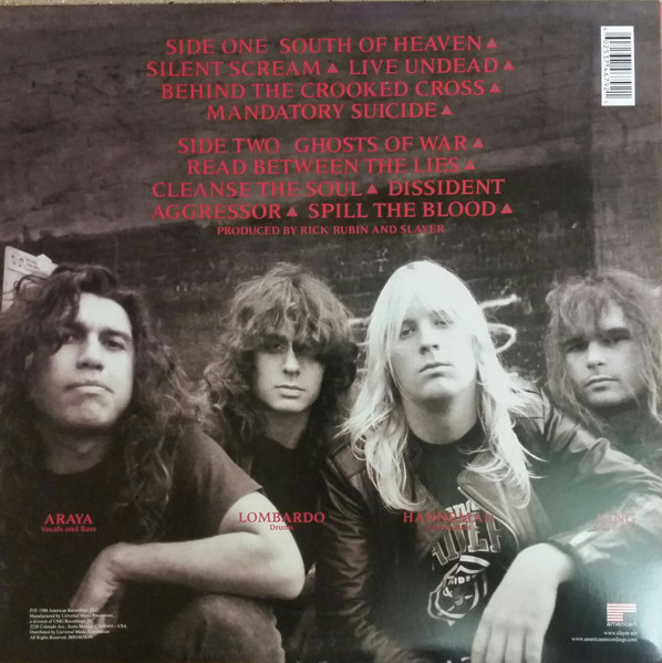 Slayer - South Of Heaven | American Recordings (B0018856-01) - 2 Slayer - South Of Heaven | American Recordings (B0018856-01) - 2