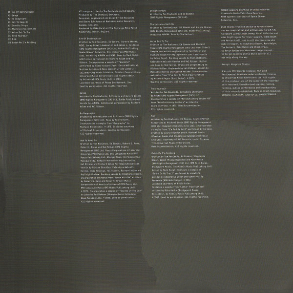 The Chemical Brothers - No Geography | Virgin EMI Records (XDUSTLP 11) - 4 The Chemical Brothers - No Geography | Virgin EMI Records (XDUSTLP 11) - 4