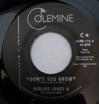 Durand Jones & The Indications - Don't You Know | Colemine Records (CLMN-172) - 2