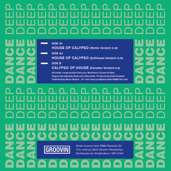 Key Tronics Ensemble - House Of Calypso II Remix | Groovin Recordings (GR-12107)