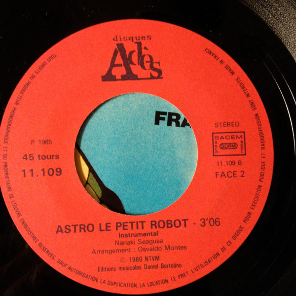 Franck Olivier - Astro Le Petit Robot | Disques Adès (11.109) - 3