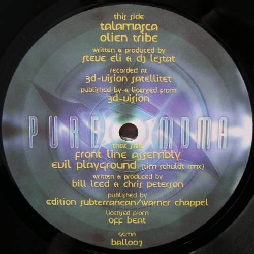 Front Line Assembly / Talamasca - Pure MDMA | Balloonia Ltd. (BALL007) - 3
