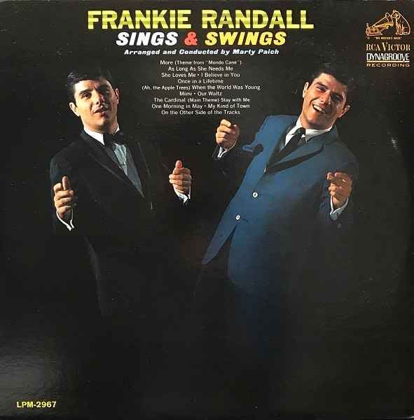 Frankie Randall - Sings & Swings | RCA Victor (LPM-2967)