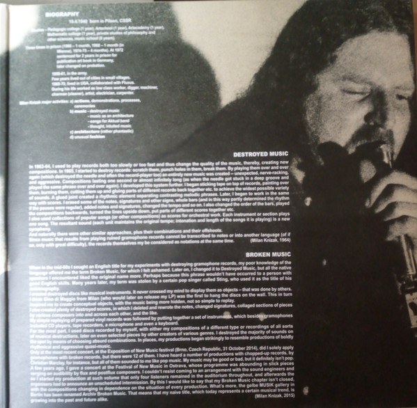 Milan Knížák - Broken Music | Sub Rosa (SR400) - 3