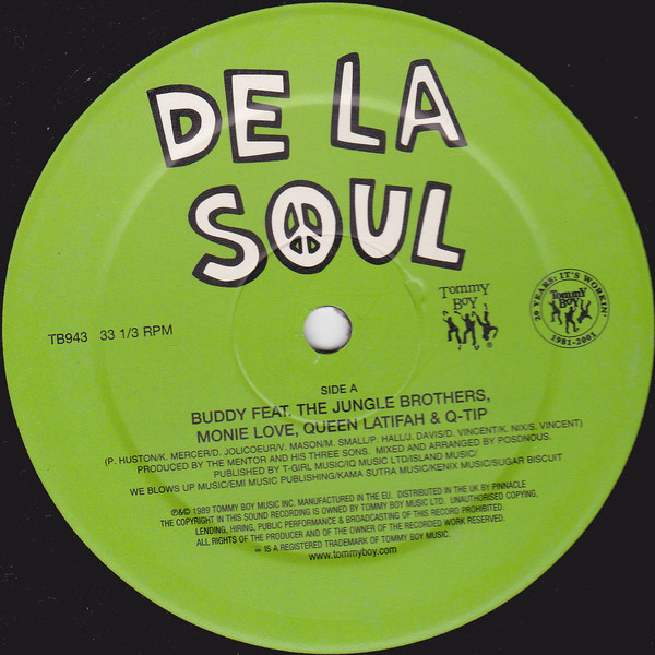 De La Soul - Buddy / The Magic Number | Tommy Boy (TB 943) - 4 De La Soul - Buddy / The Magic Number | Tommy Boy (TB 943) - 4