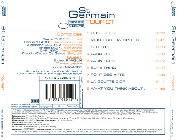 St Germain - Tourist | Blue Note (7243 5 26201 2 8) - 2 St Germain - Tourist | Blue Note (7243 5 26201 2 8) - 2