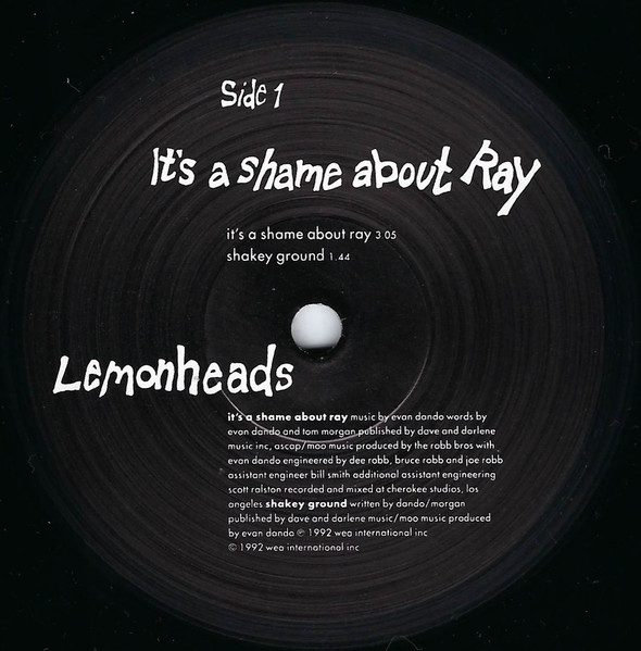 The Lemonheads - It's A Shame About Ray | Atlantic (A7423TE) - 3