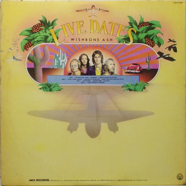 Wishbone Ash - Live Dates | MCA Records (MCA2-8006) - 2
