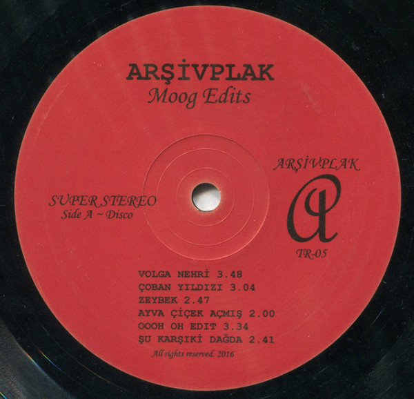 Arşivplak - Moog Edits | Arsivplak (TR-05) - 2 Arşivplak - Moog Edits | Arsivplak (TR-05) - 2