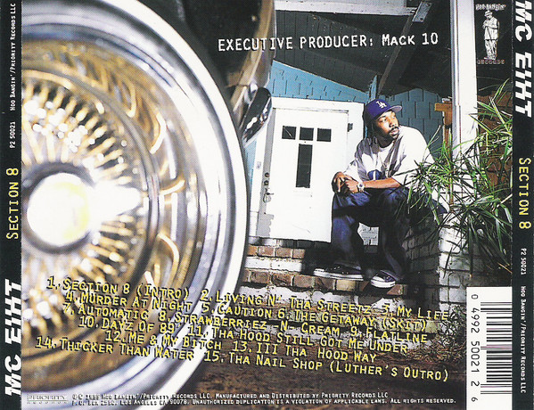 MC Eiht - Section 8 | Priority Records (P2 50021) - 2