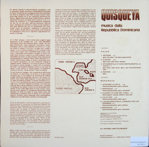 Various - Quisqueya Musica Dalla Repubblica Dominicana / Folk Music Of The Dominican Republic | Albatros (VPA 8399) - 2 Various - Quisqueya Musica Dalla Repubblica Dominicana / Folk Music Of The Dominican Republic | Albatros (VPA 8399) - 2