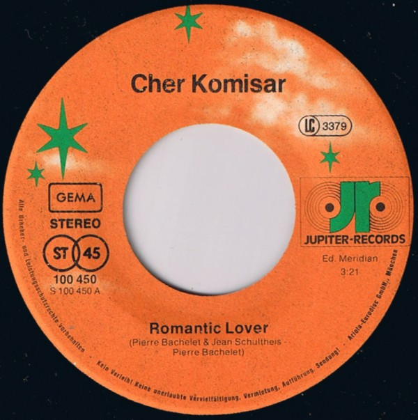 Sher Komisar - Romantic Lover | Jupiter Records (100 450)