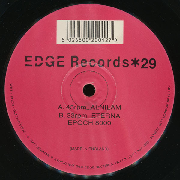 DJ Edge - *29 | Edge Records (EDGE 29)