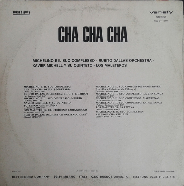 Various - Cha Cha Cha | Variety (REL-ST 19141) - 2 Various - Cha Cha Cha | Variety (REL-ST 19141) - 2