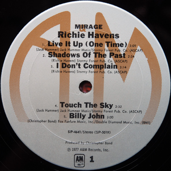 Richie Havens - Mirage | A&M Records (SP-4641) - 3