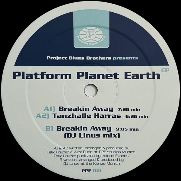 Project Blues Brothers - Platform Planet Earth EP | Platform Planet Earth (PPE001) - main