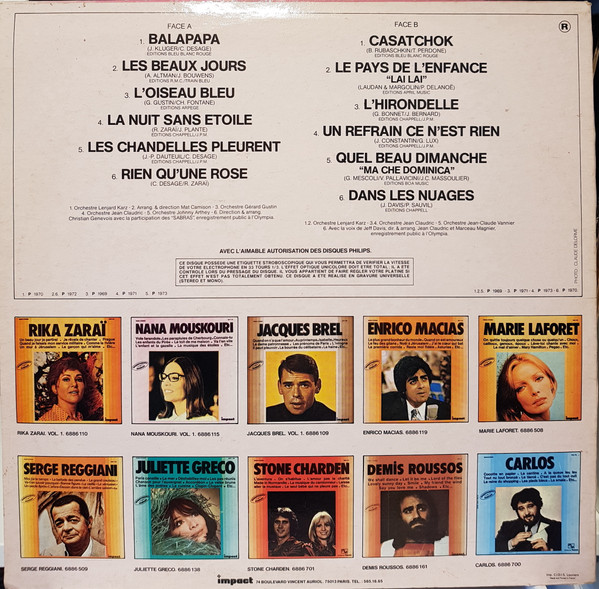 Rika Zaraï - Volume 2 | Impact (6886 166) - 2