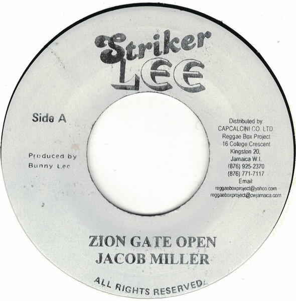 Jacob Miller / Owen Gray - Zion Gate Open / Give A Helping Hand | Striker Lee (none) - main Jacob Miller / Owen Gray - Zion Gate Open / Give A Helping Hand | Striker Lee (none) - main