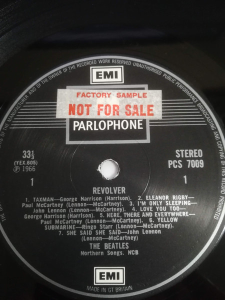 The Beatles - Revolver | Parlophone (PCS 7009) - 3 The Beatles - Revolver | Parlophone (PCS 7009) - 3