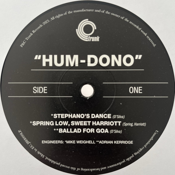 Joe Harriott & Amancio D'Silva Quartet - Hum Dono | Trunk Records (JBH099LP) - 3