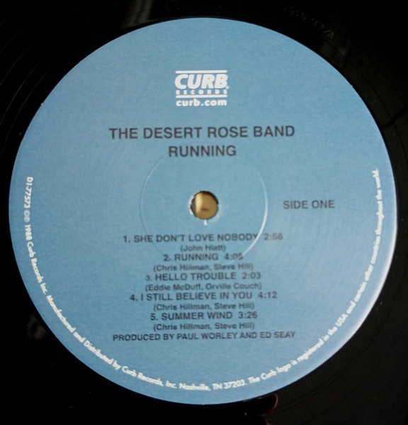 Desert Rose Band - Running | Curb Records (77573) - 3 Desert Rose Band - Running | Curb Records (77573) - 3
