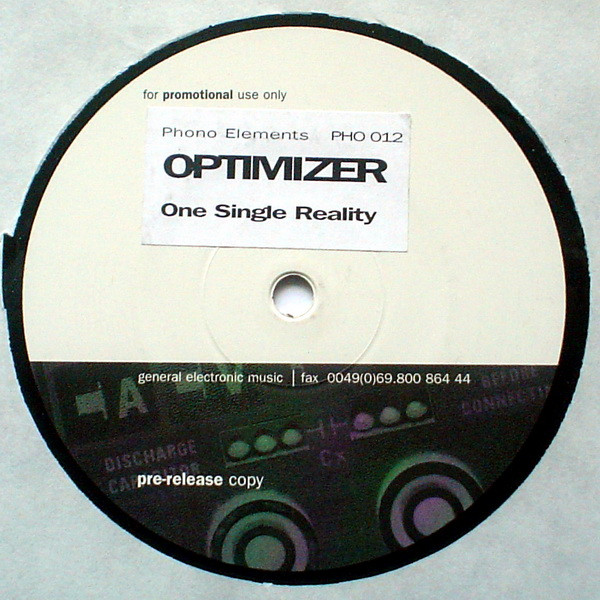 The Optimizer - One Single Reality | Phono Elements (PHO 012)