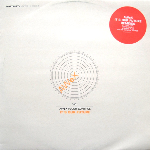 AWeX - It's Our Future Remixes | Plastic City UK (PLACUKR007-6)