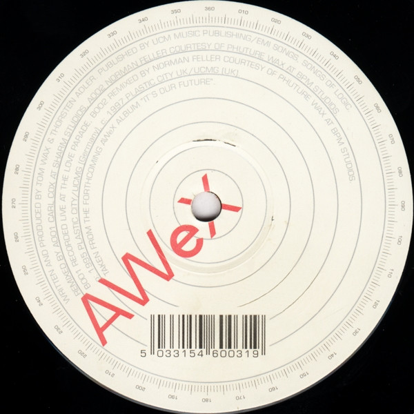 AWeX - It's Our Future Remixes | Plastic City UK (PLACUKR007-6) - 2 AWeX - It's Our Future Remixes | Plastic City UK (PLACUKR007-6) - 2