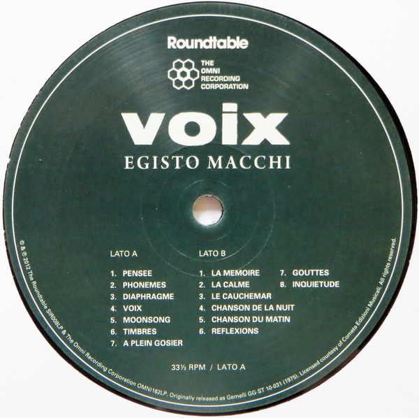 Egisto Macchi - Voix | The Roundtable (SIR008LP) - 3 Egisto Macchi - Voix | The Roundtable (SIR008LP) - 3