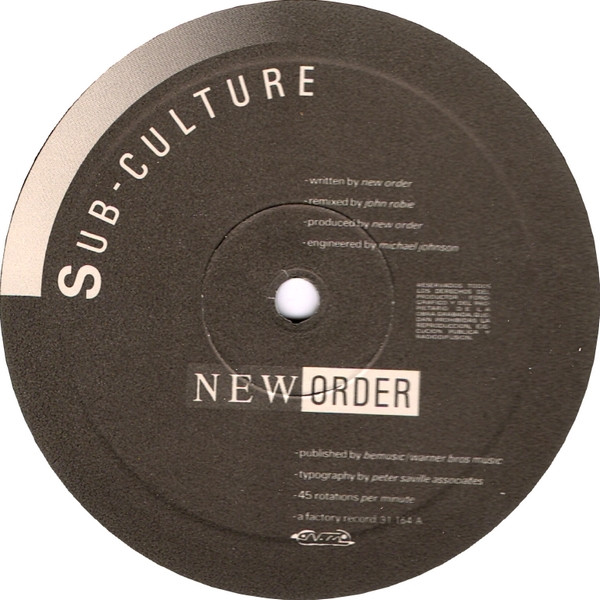 New Order - Sub-Culture | Factory (31 164) - main