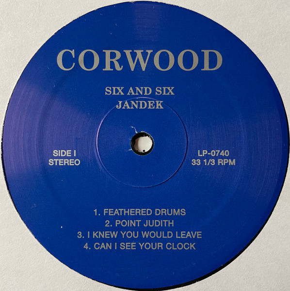 Jandek - Six And Six LP | Corwood Industries (CORWOOD 0740) - 3
