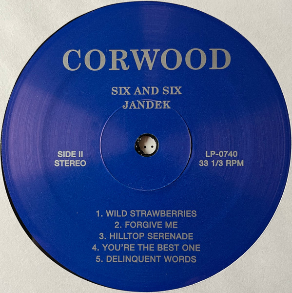 Jandek - Six And Six LP | Corwood Industries (CORWOOD 0740) - 4